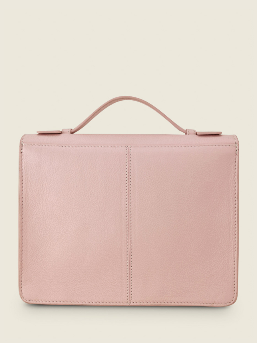 Blush pink suede bag top