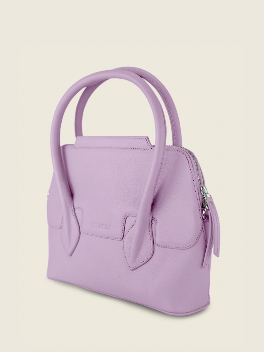 purple-leather-handbag-for-women-gisele-s-pastel-lilac-paul-marius-side-view-picture-w32s-pt-p