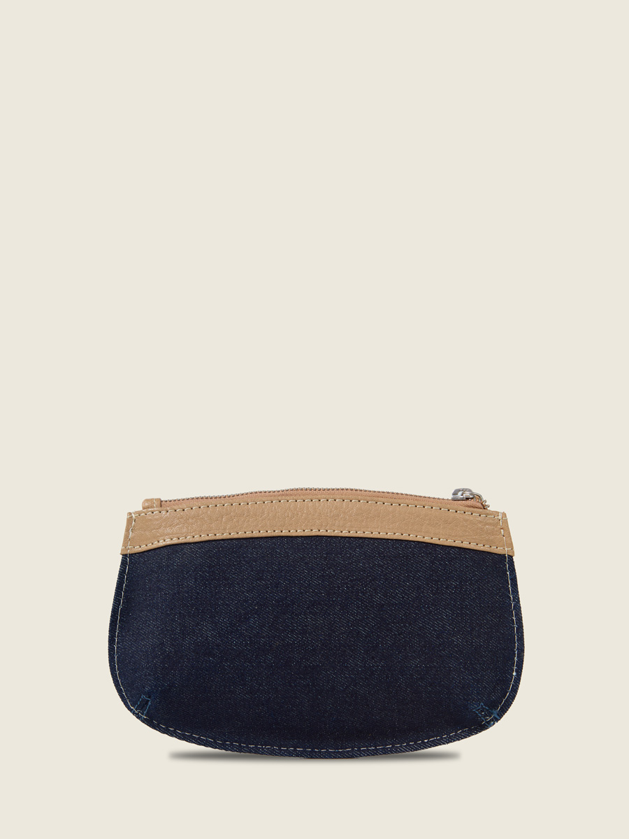 LaPochette Polly - Denim / Taupe back view