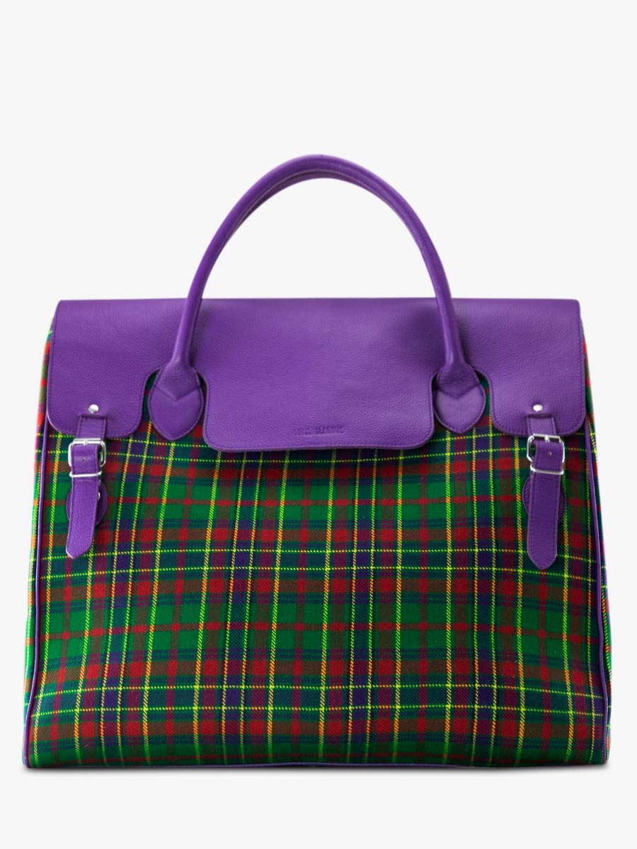purple-tartan-leather-travel-bag-rouen-delhi-versus-paul-marius-side-view-picture-m105-sco-gr-p