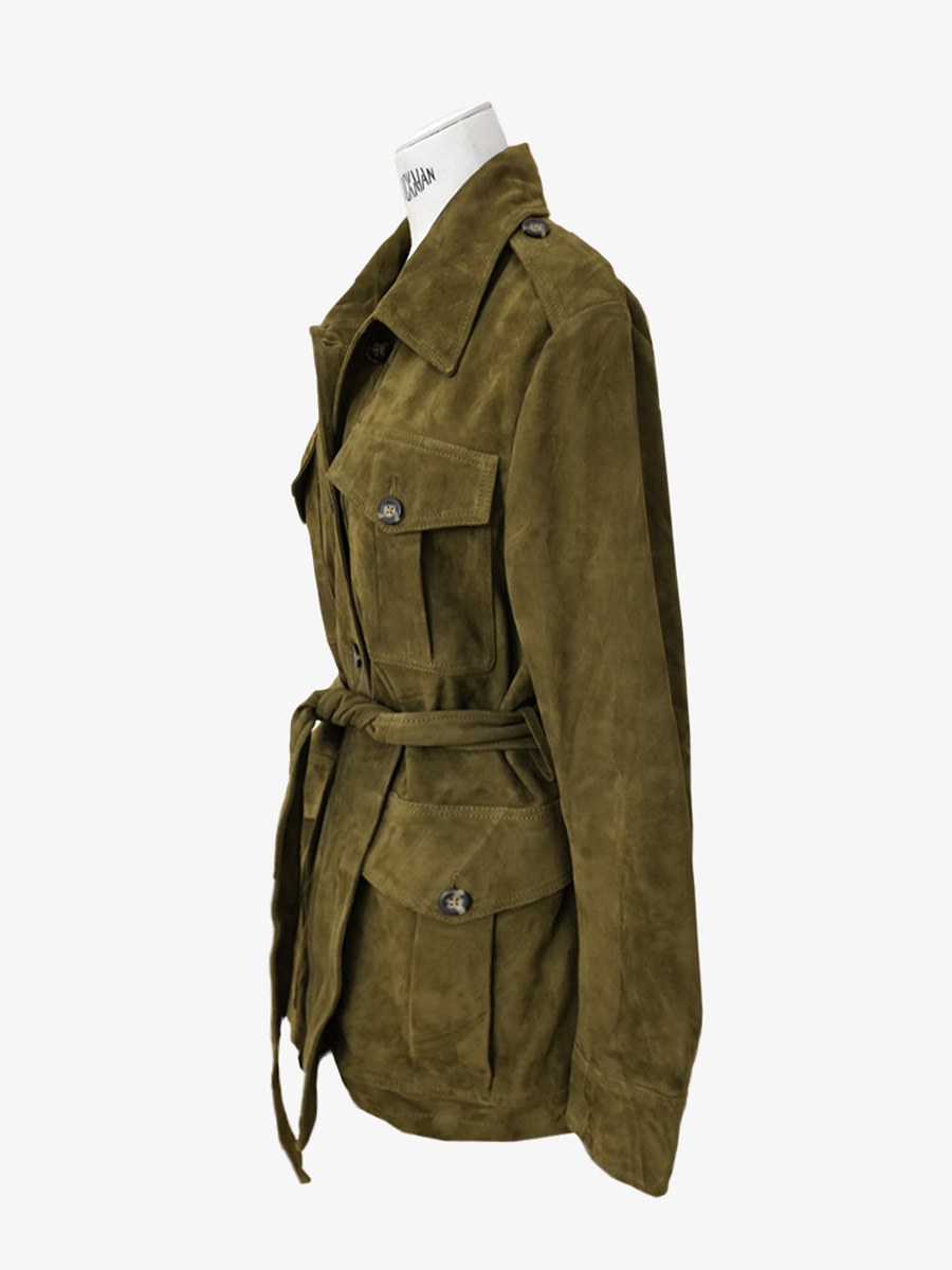 leather-safari-jacket-for-woman-rear-view-picture-lasaharienne-rodeo-khaki-paul-marius 