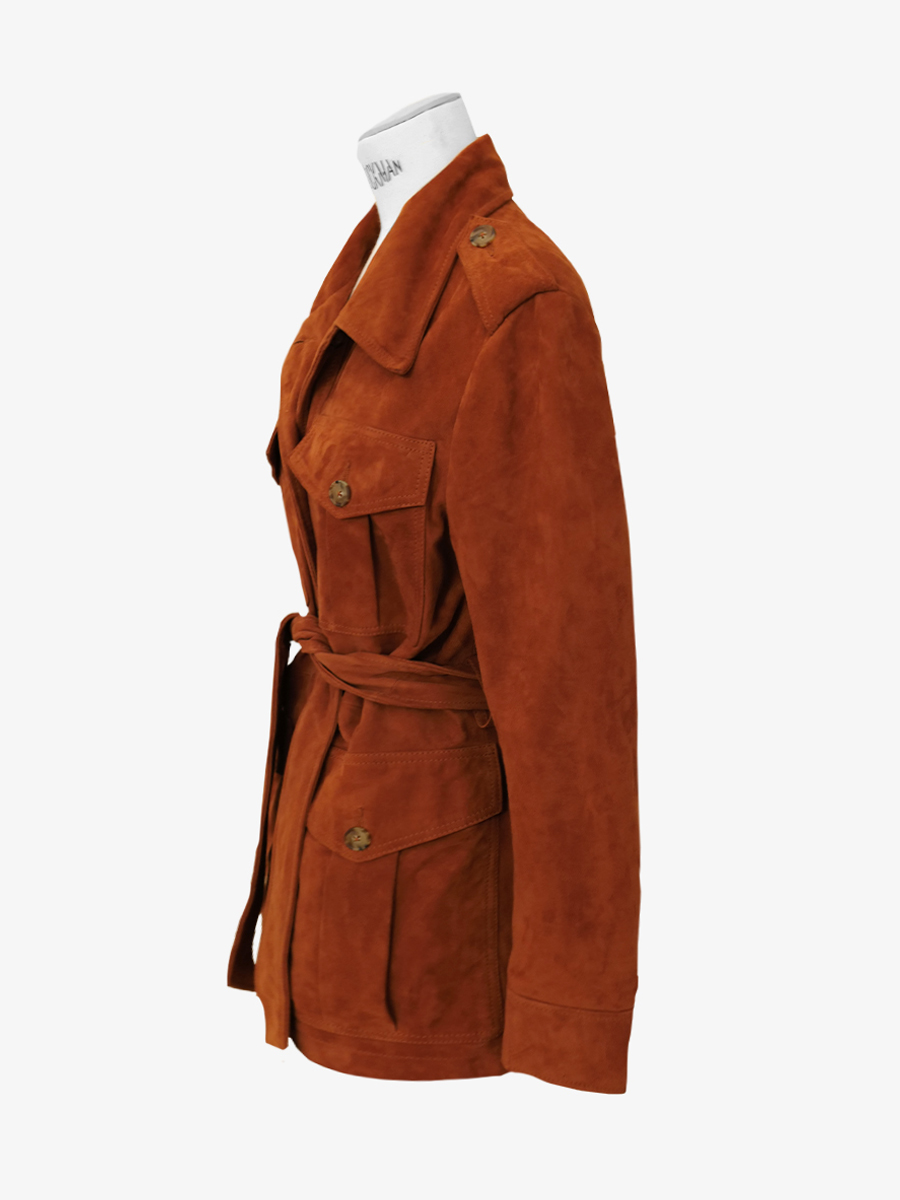 leather-safari-jacket-for-woman-rear-view-picture-lasaharienne-rodeo-cognac-paul-marius 