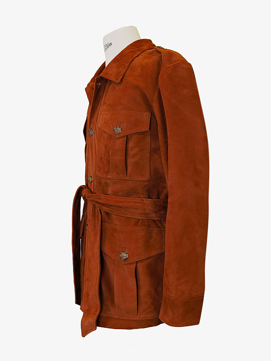 Ralph lauren suede safari 2025 jacket