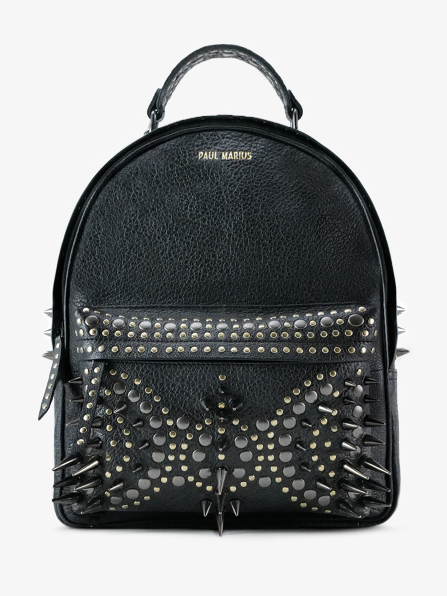 leather-backpack-for-woman-black-front-view-picture-intrepide-edition-noire-paul-marius-3760125358086