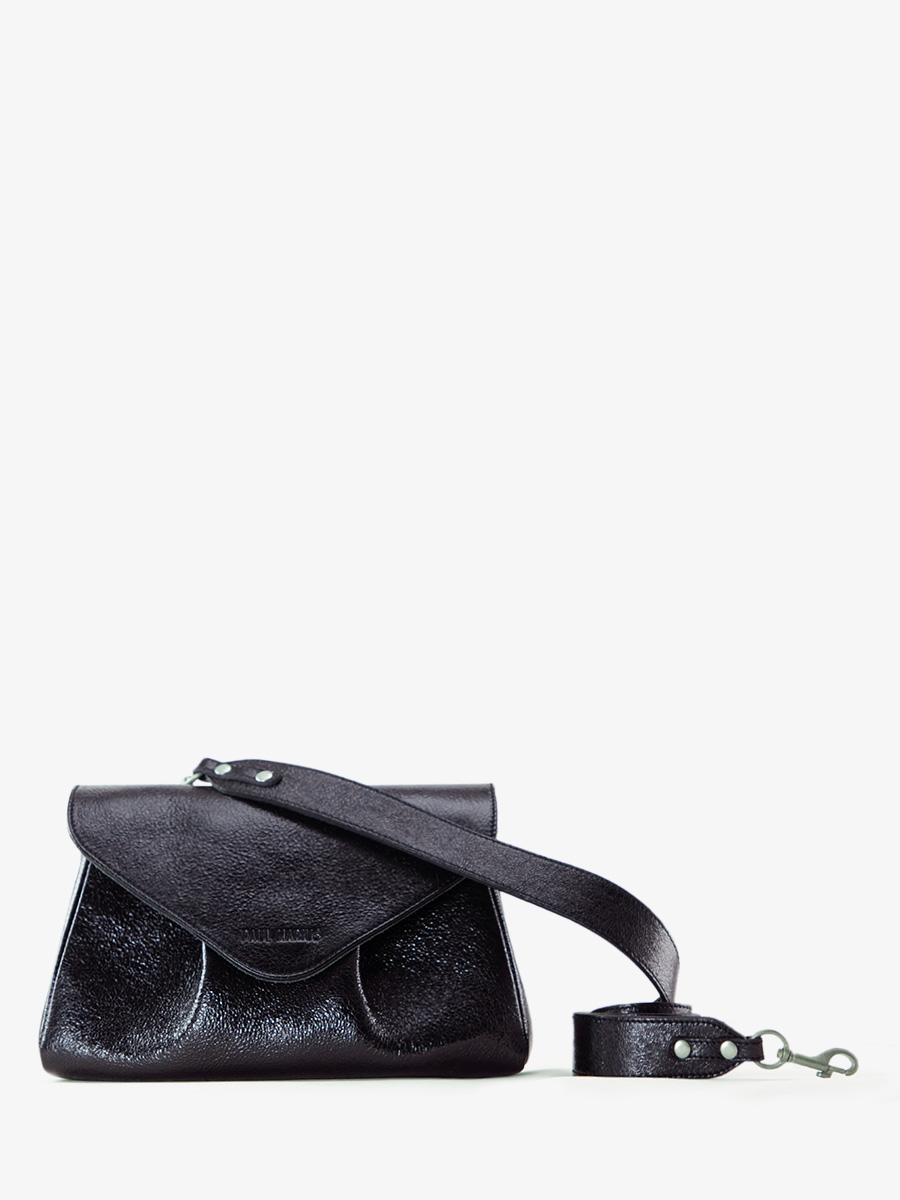 shimmering-black-leather-shoulderbag-suzon-m-eclipse-paul-marius-front-view-picture-w25m-m-b