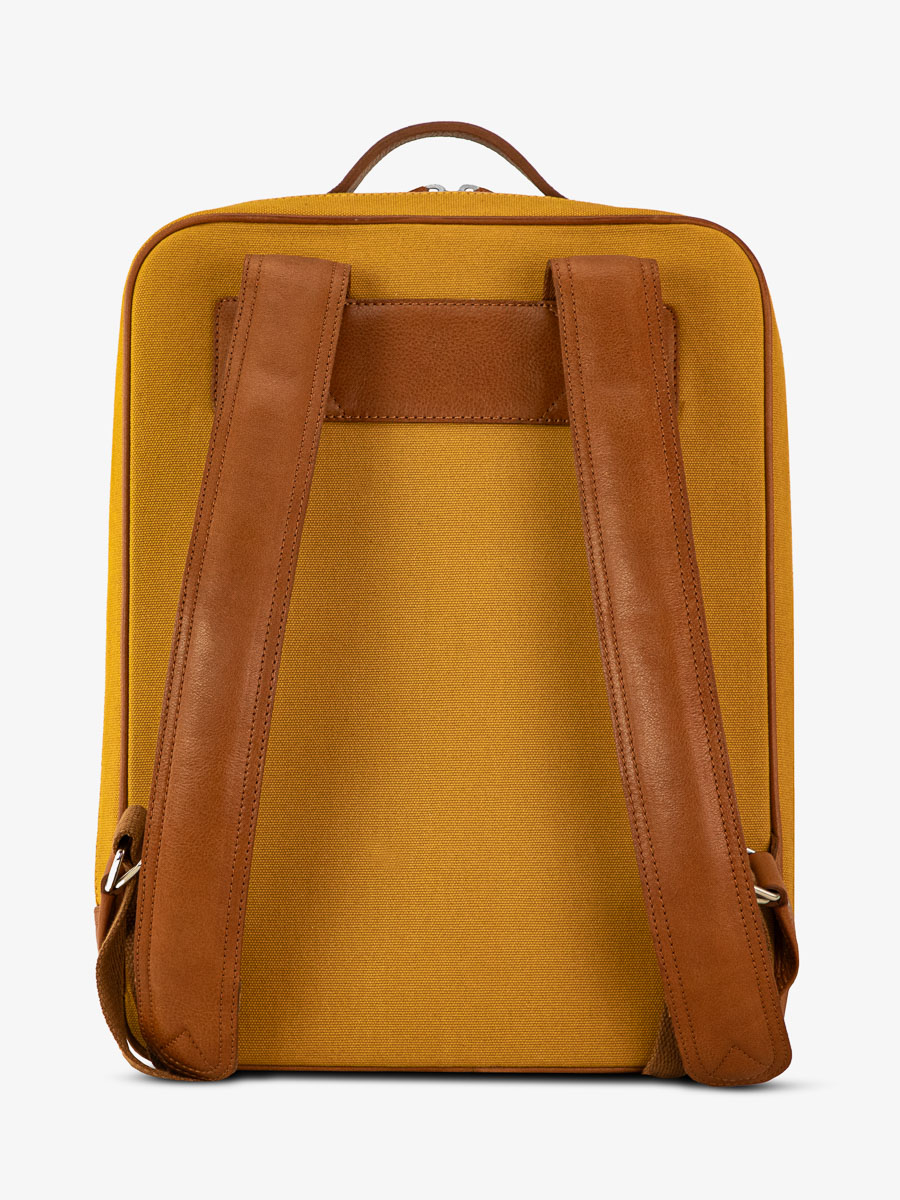 Mustard leather backpack hotsell