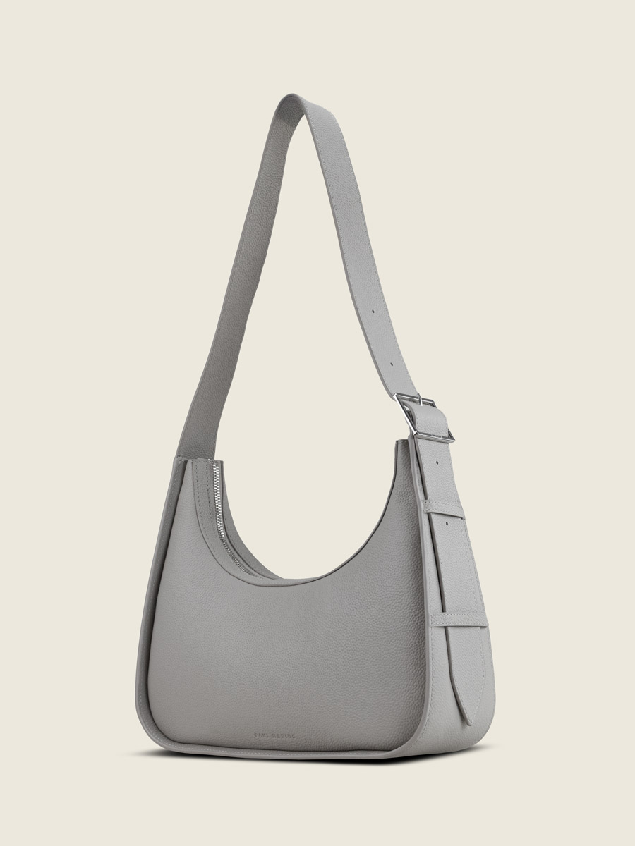baguette-bag-grey-leather-victoire-galet-side-view-w54-bm-gre 