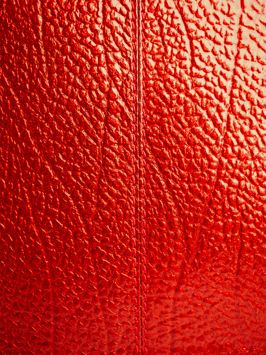 Red leather pouch  LeGustave M - Star Flame ambient view