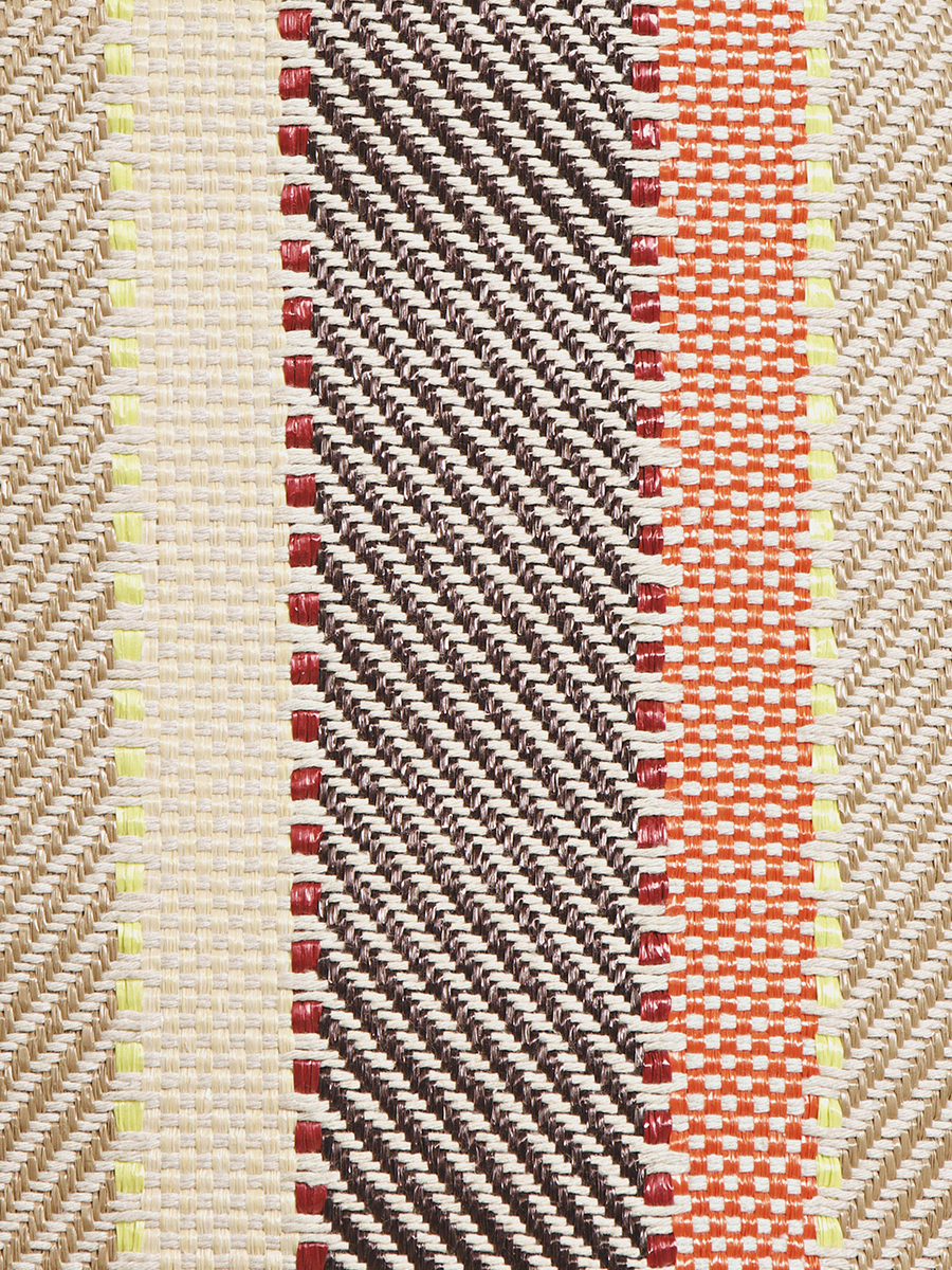 Multicoloured raffia crossbody bag Loulou Raphia - Multicolour focus material photo