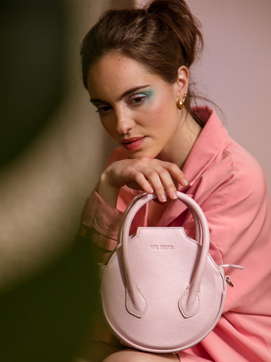 Sac a main rose pastel top