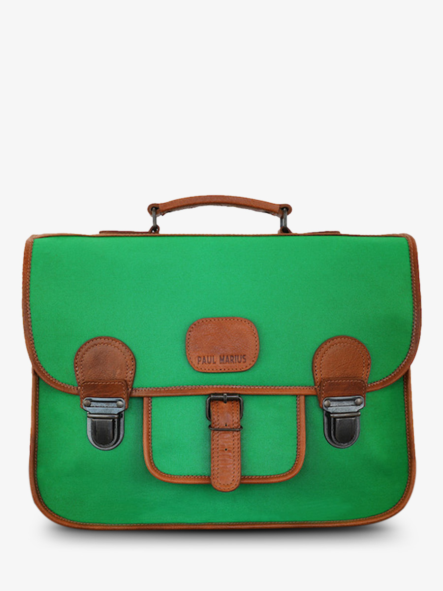 scool-bag-for-children-green-front-view-picture-lecartable-decolier-green-paul-marius-3760125355917
