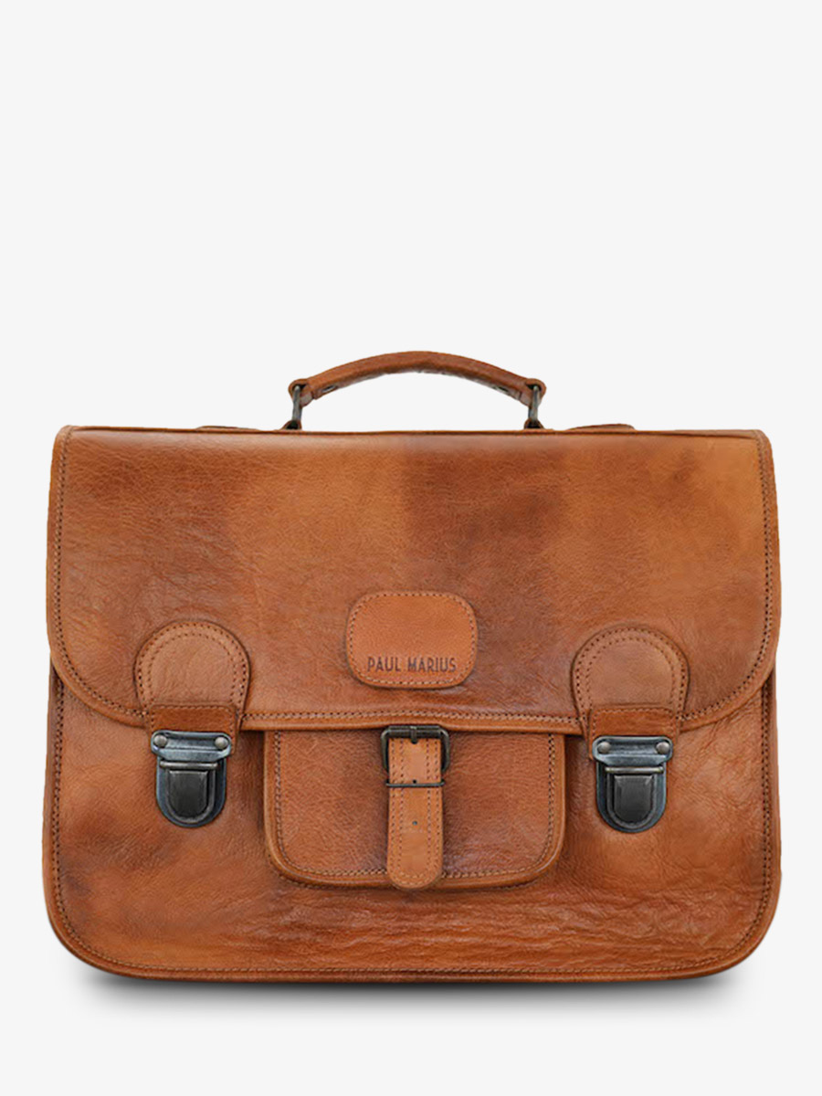 scool bag for children Brown LeCartable d ecolier Light Brown PAUL MARIUS