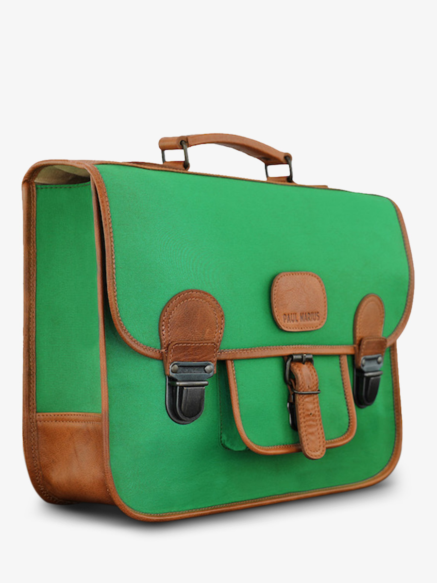 scool-bag-for-children-green-side-view-picture-lecartable-decolier-green-paul-marius-3760125355917
