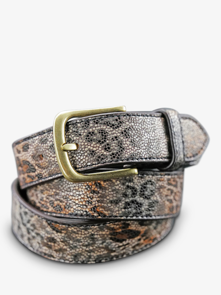 leather-belt-brown-front-view-picture-laceinture-a-boucle-ecailles-de-leopard-light-brown-paul-marius-3760125347110