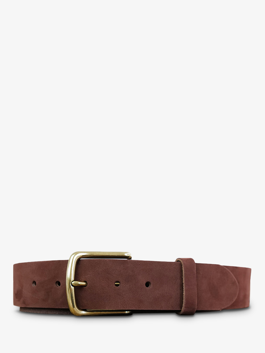 leather-belt-brown-front-view-picture-laceinture-magnifique-nubuck--40mm-middle-brown-paul-marius-3760125343273