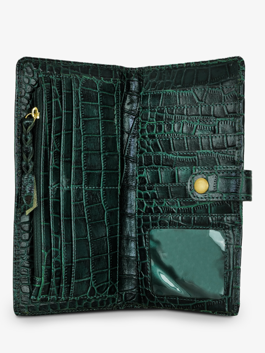 leather-wallet-for-woman-dark-green-interior-view-picture-leportefeuille-charlotte-n2-alligator-malachite-paul-marius-3760125357317