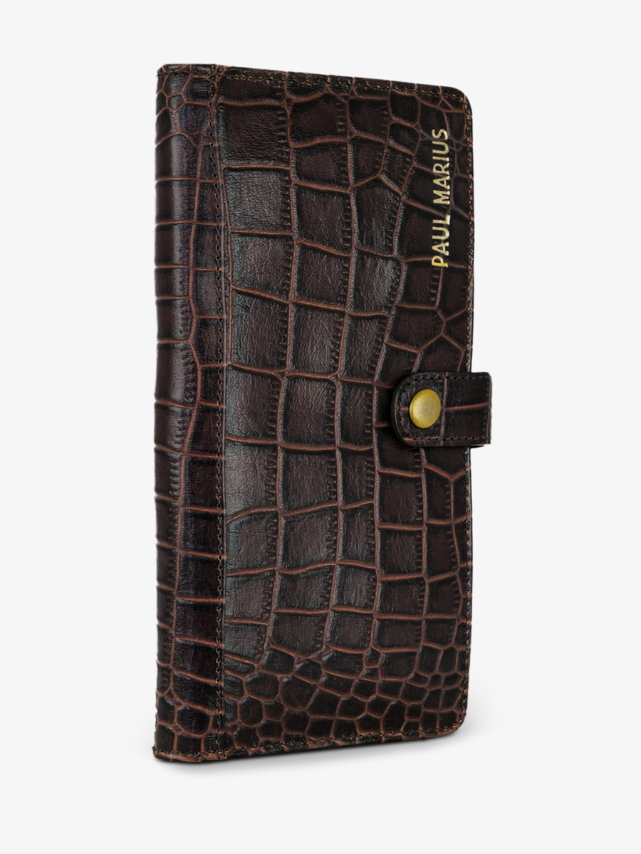 leather-wallet-for-woman-dark-brown-side-view-picture-leportefeuille-charlotte-n2-alligator-tigers-eye-paul-marius-3760125357423