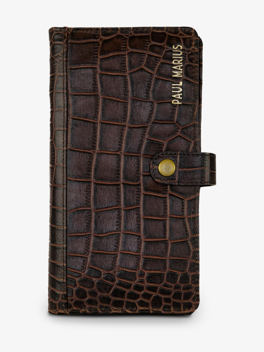 leather-wallet-for-woman-dark-brown-front-view-picture-leportefeuille-charlotte-n2-alligator-tigers-eye-paul-marius-3760125357423