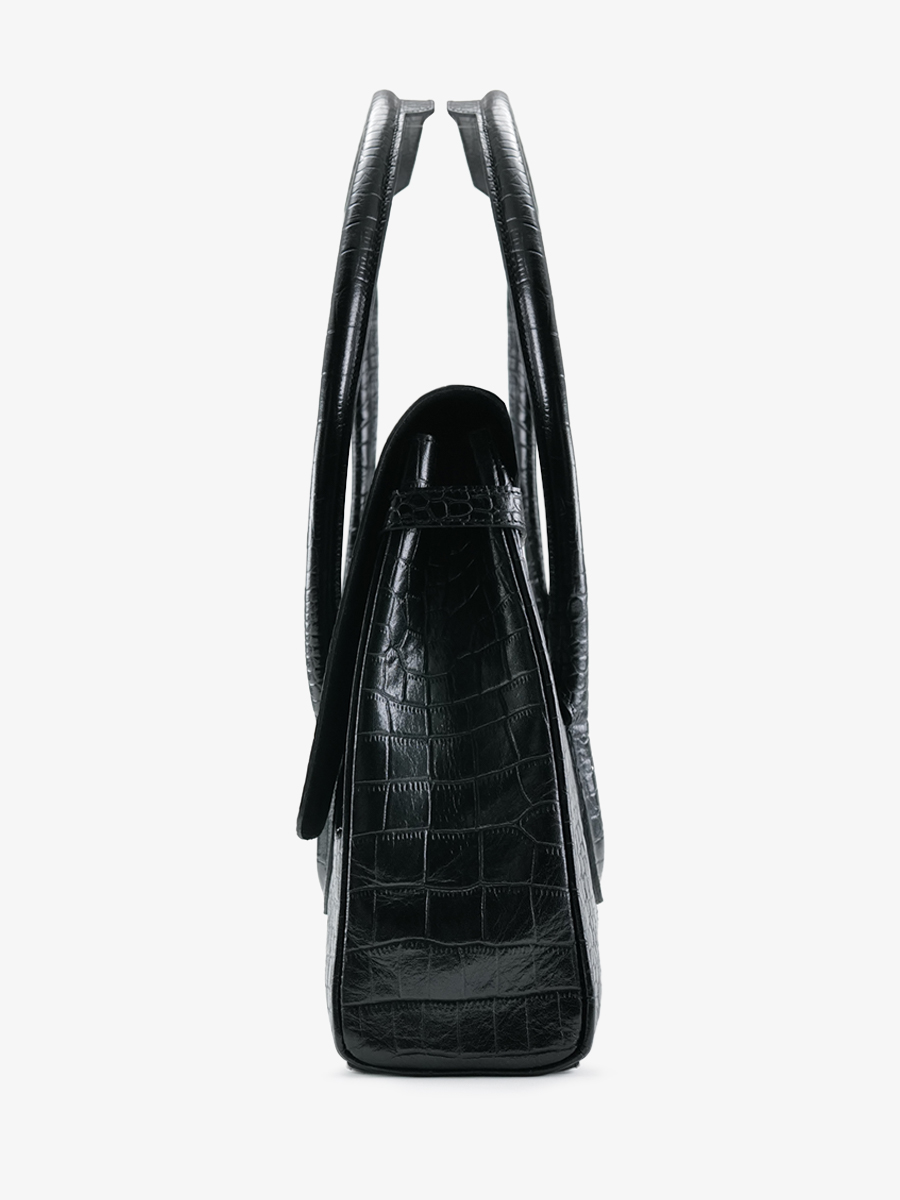 leather-handbag-for-woman-black-side-view-picture-colette-m-alligator-jet-black-paul-marius-3760125357461