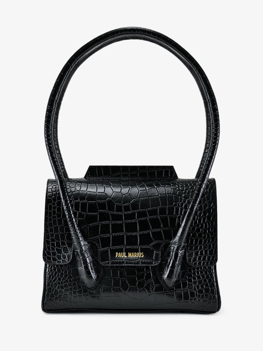 leather-handbag-for-woman-black-front-view-picture-colette-s-alligator-jet-black-paul-marius-3760125357478