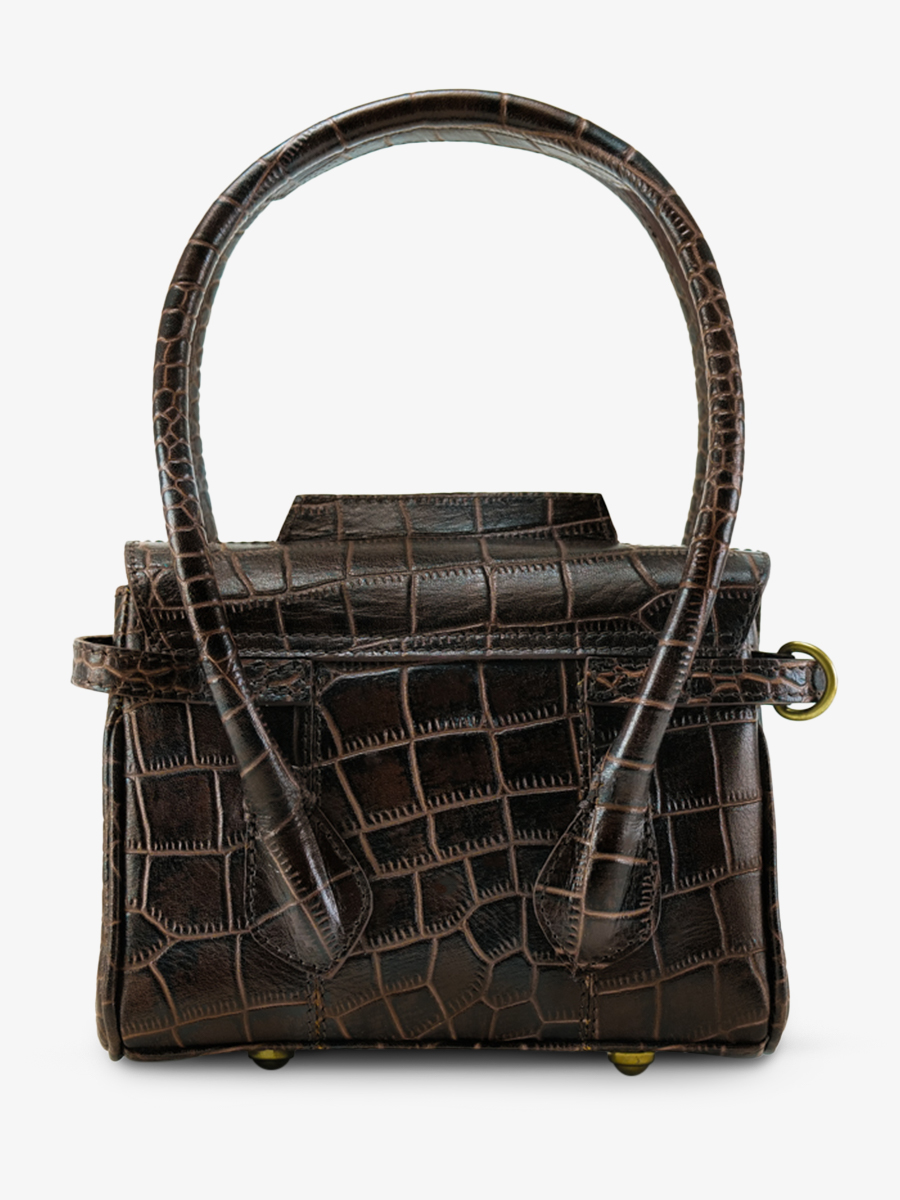 leather-handbag-for-woman-dark-brown-rear-view-picture-colette-xs-alligator-tigers-eye-paul-marius-3760125357379