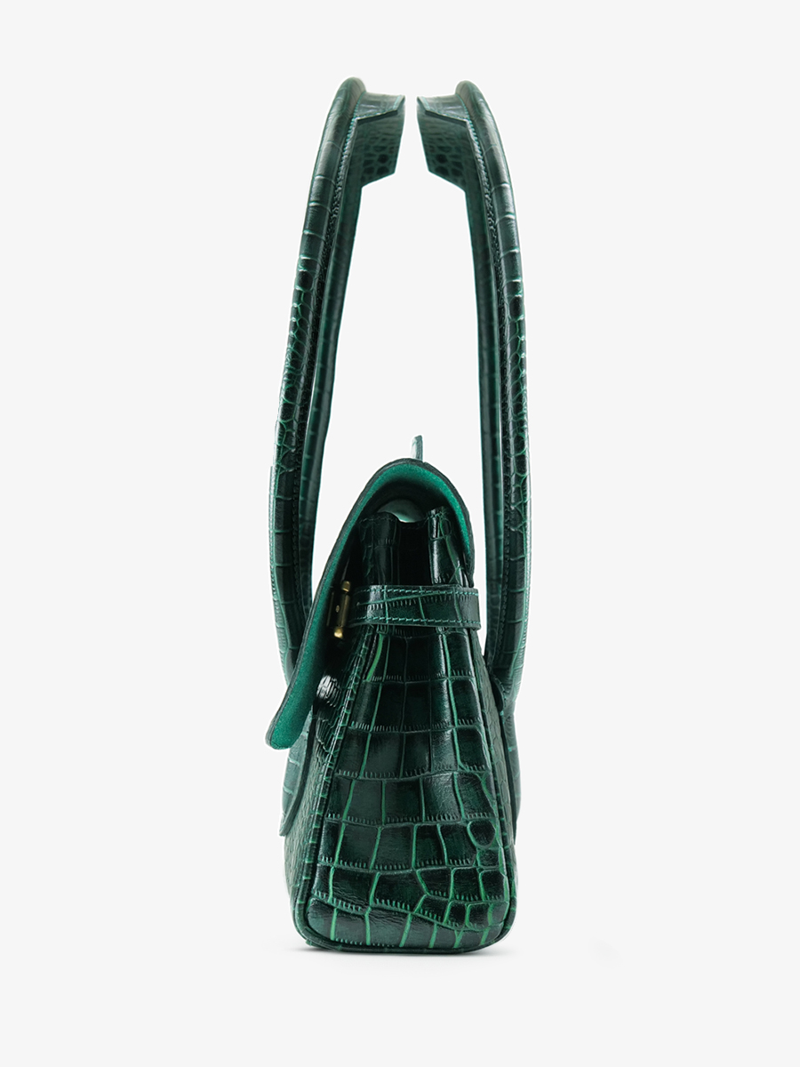 leather-handbag-for-woman-dark-green-side-view-picture-colette-s-alligator-malachite-paul-marius-3760125357256