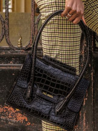 georges m bag - croco noir