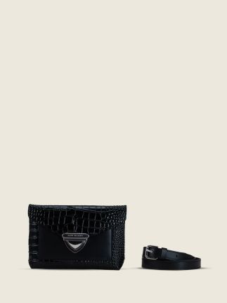 LeCaprice Pochette Croco - Black Patent 