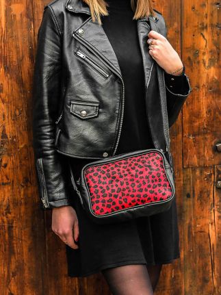 L'Impertinent leopard - Black Red