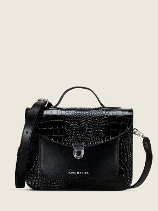 Mademoiselle George Croco - Patent Black