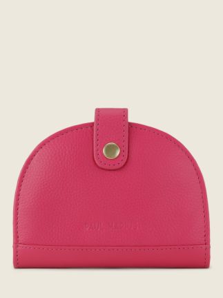 Leather Lady Wallet - Raspberry Pebbled