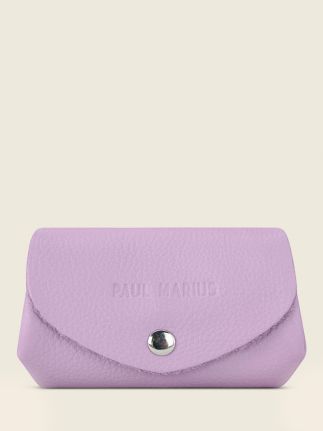 Purple Leather Wallet for Women Charlotte N 2 Pastel Lilac PAUL MARIUS