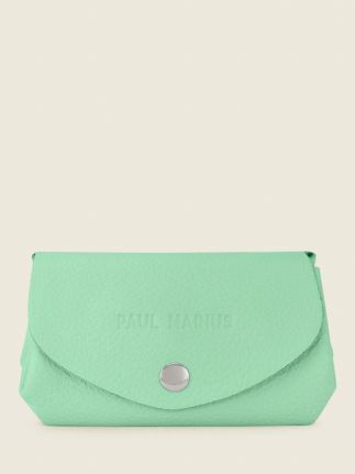 Green Leather Wallet for Women LePortefeuille de Jeanne Pastel Mint PAUL MARIUS