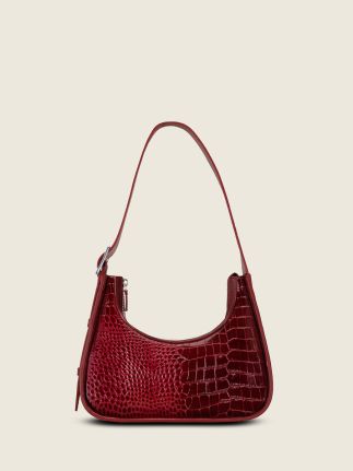 Victoire XS Croco - Patent Burgundy
