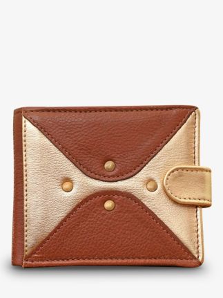 LePortefeuille Louise - Light Brown Gold