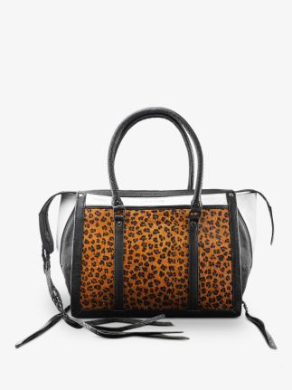 LeRive Droite - M - leopard - Black White