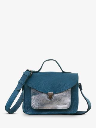 leather back pack Blue LeM ridien Pool Blue PAUL MARIUS