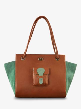 Madame M - Light Brown Almong Green