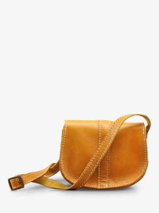 Suzon M Safran - sac bandouliere cuir paulmarius Jaune