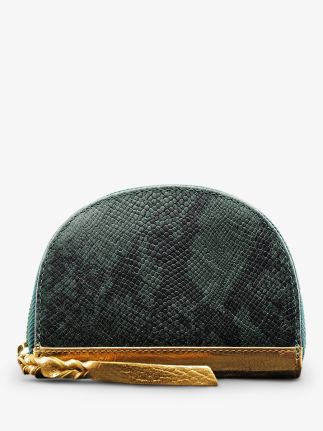 LePortefeuille Manon Python - Forest Green