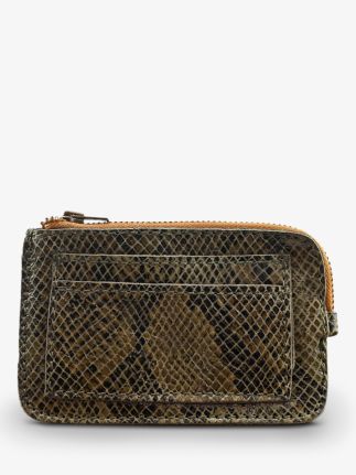 LePorte-monnaie AUGUSTIN Python - Khaki