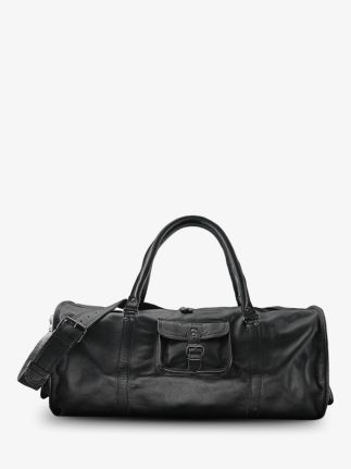 Sac Week-end Homme Cuir Noir