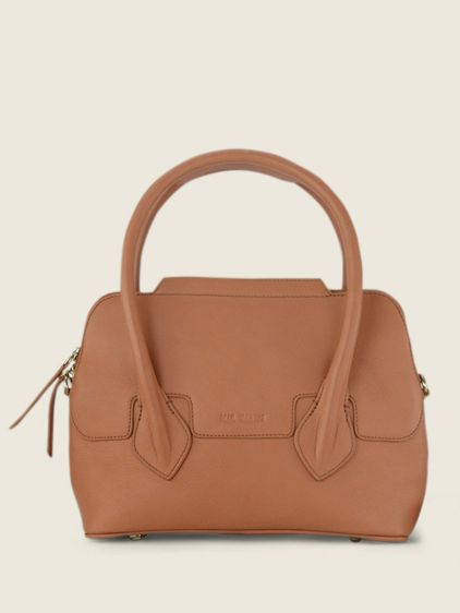 Purple Leather Handbag for Women - Gisèle S Art Deco