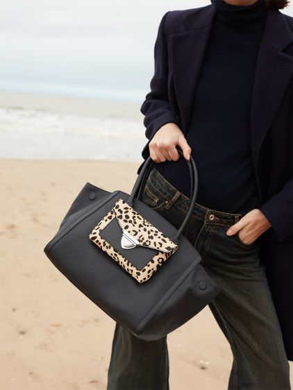 LeCaprice Pochette Leopard - Black