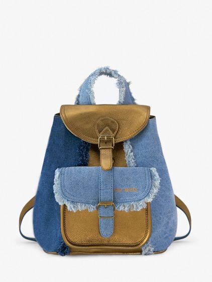 leather backpak for woman Brown LeBaroudeur Tobacco PAUL MARIUS