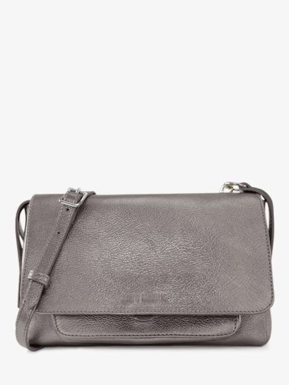 Silver sales satchel bag