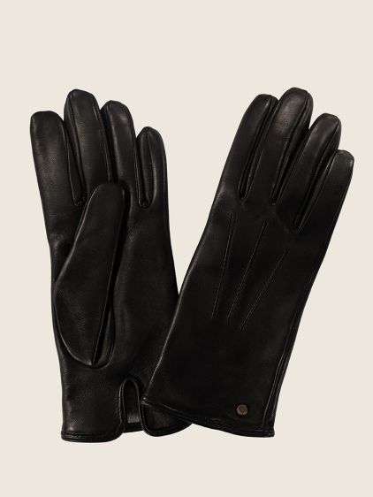 Emporium Leather Guanti Donna In Pelle Morbida - Fodera In Pelliccia Sintetica, Colore Rosso - 6