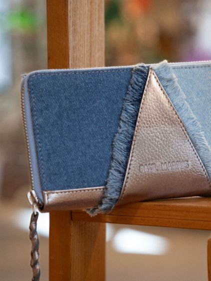 LePortefeuille Charlotte - Denim / Steel
