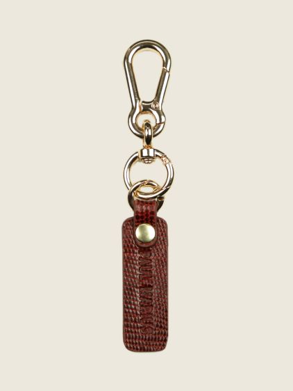 henry cuir アンリークイール　henri 作　スプーンのキーホルダー LePorte-clé Breloque 1960 Malachite - key ring green leather | PAUL MA