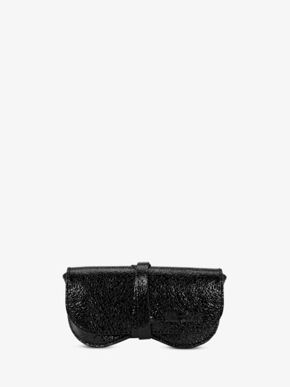 Étui Vintage Pour Jumelles D'opéra Le Maire - Cuir Noir Et Métal - Paris - E37549